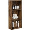 SKTQYQO Mobiletto Bagno Sospeso Quercia Affumicata 30x14x70 Cm