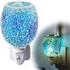 BORDEAG Lampada Profumata Elettrica, 80 X 70 mm Lampada Profumata 3D, Diffusore di Aromaterapia 3D Vetro, Lampada Aromatica in Vetro Elettrico 3D per Casa Ufficio Camera da Letto Soggiorno Regali