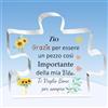 HZBLAZ Zio Placche Regali Festa del Padre Targhe e Cartelli Decorativi Zietto Apprezza Compleanno Segno Acrilico Souvenir Natale Ricordi Girasoli Grazie Per Essere Un Pezzo Così Importante della Mia Vita