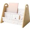 3 Sprouts Libreria Bambini Doppia Faccia, Terrazzo Crema