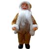 maryse Babbo Natale in Piedi - Statuetta Natalizia Decorativa 30 cm - Statua Addobbo Natalizio per Casa, Camino, Ufficio - Design Classico e Accogliente (begie)