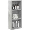 SKTQYQO Mobile Bagno Sospeso Grigio Cemento 30x14x70 Cm