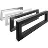 Natural Goods Berlin 2x Staffe per Mensole RETTANGOLO | Montaggio a Parete Semplice | Supporto per Mensola in Metallo Industriale | Supporti per Lavabo e Mensola da Parete | Reggimensola 450 mm