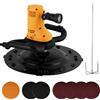 MXBAOHENG Levigatrice elettrica da parete con disco abrasivo da 38 cm, 6