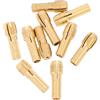 BCOATH 10 Pezzi Mandrino Micro per Trapano Elettrico, Kit Pinza in Ottone | Ricambio per Accessori di Molatura e Punte, Presa Stabile e Precisa, Colore Giallo, Progetti Hobbistici