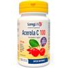 LongLife® Acerola C 100 | Integratore masticabile con acerola, vitamina C, rosa canina, esperidina e rutina | Difese immunitarie | 120 compresse | Gusto frutti di bosco | Vegano e senza glutine