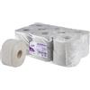 DONAU EXPERT Carta igienica riciclabile DONAU EXPERT JUMBO a 1 velo, 750 fogli x 12 rotoli x 100 m, grigia,