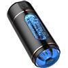 Generico Massaggiatore portatile for sollievo muscolare da uomo - Massaggiatore manuale/automatico in morbido silicone for allenamento di resistenza e relax, design ergonomico(Automatic model)
