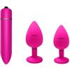 Generico Massaggiatore vibrante, silicone, AP01, S M L