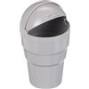 SIXTOL CAR TRASH 4 | Cestino per auto con coperchio | Elegante e compatto, colore grigio