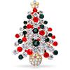 Philip Jones Spilla forma di albero di Natale in sacchetto regalo