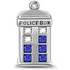 GNOCE Charm Tardis Macchina del Tempo Doctor Who in Agento S925 Grande Universo Charm Bead con Czs per Bracciali e Collana Regalo di Natale per Famiglia Moglie Figlia Amico