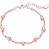 Philip Jones Bracciale a Sfera Placcato Oro Rosa
