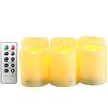 Erosway Candele LED, Tealights realistiche luminose e sfarfallanti a batteria, 300 ore di utilizzo non stop con timer a 2/4/6/8 ore e telecomando, 6-Pack Candele elettriche per matrimoni, party