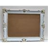 Artissimo Cornice portafoto 3057, stile barocco, colore bianco e oro, 50 x 70 cm, lussuosa, anticata, cornice esterna di 70 x 90 cm, per matrimonio