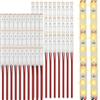 Joycabin 20 strisce LED 2835 SMD precablate, 150 mm, bianco caldo | 12-18 V 2835 SMD LED precablati con cavo da 15 cm, ideale per modellismo, progetti fai da te, decorazioni e illuminazione
