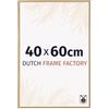 Dutch Frame Factory - Cornice 40x60 cm Faggio Chiaro - Plastica | Vetro acrilico antiriflesso, Montaggio a parete, Adatta per foto, poster o puzzle, Made in Holland