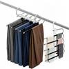 Oskuglin Gruccia Pantaloni 2 Pezzi Acciaio Inox 5 Livelli 10 Pantaloni