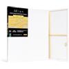 Elan Tela per Dipingere 90x120 cm, Set di 3 Tele da Pittura 380 GSM | Tele per Dipingere Grandi con Tripla Imprimitura, Senza Acidi, 100% Cotone Naturale, Ideali per Pittura a Olio