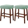 ILiemao Fodera Sgabello Coprisgabello Rettangolari da Bar, 2/4 Pezzi Copri Sgabello Bar, Lavabile Facile da Pulire Morbido, per Sgabello da Bar Sedia(P6,2pack)