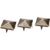 BORDSTRACT 100 pz Piramide Rivetto, Decorazione Rivetto Punk Rivetto 4 Artiglio Metallo Borchie per Bracciali Abbigliamento Scarpe Borsa(12mm-Bronzo)