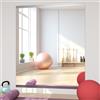Elemango Specchio per Palestra a Casa Elemango, 145 x 61 cm 2 PEZZI, Specchio Yoga Senza Cornice in Vetro Temperato, Grande Specchio per Yoga, Montaggio a Parete per Danza, Adatto per Palestra, Yoga, Studio