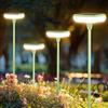 Ainostone Lampade solari da giardino esterne colore verde, confezione da 8, bianco caldo 3000K, IP65 impermeabile, 34 lm, illuminazione solare decorativa per balcone, terrazzo, prato e arbusti
