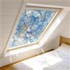 Stickyart Pellicola Per Vetri Finestre Anti Sole Decorate Blu 40cmX150cm