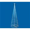 CLICLED Albero Natale Cono 274LED Esterno 2M Giochi Luce Fredda Puntale Stella Luminosa