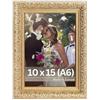 Victor cornice portafoto "Rubens" verde oro 10x15 cm - profilo: 30 x 20 mm - stile barocco antico - vetro vero - decorazione per la casa
