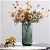 Hey_you Vaso di vetro in stile nordico minimalista, trasparente, decorativo, per fiori, decorazione per la casa o l'ufficio, idea regalo per matrimoni e festa di inaugurazione della casa