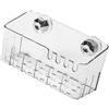 FOLODA Supporto Spugna Con Ventosa Lavello Organizzatori Cucina Stoccaggio Robusto Fori di Drenaggio Design Moderno Per Strumenti Di Pulizia Igienico Rubinetto Della Cucina Supporto Spugna
