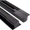 LEDKIA LIGHTING LEDKIA Binario Trifase da Incasso Alluminio per Faretti LED 1 Metro Nero