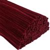TOAOB THE ONE AND ONLY BABY TOAOB 400 Pezzi Scovolini per Lavoretti Pipe Cleaner Rosso Scuro | per Halloween Natale Decorazion, Decorativi Artigianato Fai Da Te