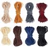 PH PandaHall 120m Filo Poliestere Cerato 1mm Corda Cerato per Macramè | 8 Colori Filo di Cerato per Creazione di Gioielli Collane Braccialetti Macramè Artigianato Fai Da Te