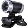 LIFKICH Webcam con Microfono 720p USB 2.0 Nero per Teleconferenze | Plug And Play, 30fps, Riduzione Rumore Integrata, Clip Inclusa, Qualità Video Chiara