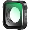 Generico Obiettivo macro 15X compatibile con GoPro Hero 12 11 10 9 8 | 7 6, filtro for primi piani, rivestimento antiriflesso, vetro ottico HD, fotografia macro