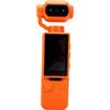 Annadue Action Camera POV Portatile per Vlogging in Viaggio (ORANGE) | Lente Rotante a 360° Schermo da 1,97 Pollici con Luce di Riempimento Batteria Ricaricabile Portatile da 1200 MAh Fino a 128