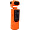 Plyisty Videocamera per Vlogging Portatile con Obiettivo Rotante a 360° | Action Camera Portatile con Schermo da 1,97 Pollici, Batteria Grande da 1200 MAh, Supporto Fino a 128 GB
