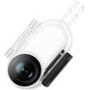 CQEAZ Subacquea Caso Per 360 GO 2 Fotocamera Diving Protezioni Copertura Recinzione Sicuro Per Sea Adventure PC Vetro Ottico Della Copertura Della Macchina Fotografica