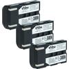 vhbw 3x batteria compatibile con Samsung VP-D371, VP-D364W, VP-D362, VP-D361W, VP-D361, VP-D371W videocamera camcorder (600mAh, 7,2V, Li-Ion)
