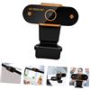 TOPBATHY Webcam per Laptop con Microfono, Autofocus, Base Regolabile Nero | Usb, Plastica, Alta Sensibilità, per Eventi e Sale Conferenze