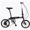 EYRMQWJPC Bicicletta pieghevole leggera, Bicicletta pieghevole for pendolari a 5 velocità