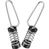 DEARMAMY 2 Pezzi Clip per Bandiera per Asta Portabandiera in Acciaio Inox | Regolabile in Larghezza, Installazione Sicura, Uso Versatile, per Esposizione Esterna su Case e Imbarcazioni