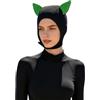 Runhomal Donna Orecchie Gatto Il Cappuccio Immersione Pantaloncini Sportivi | Design Carino Orecchie Gatto,Cinturino Per Il Mento Regolabile,Taglia Comoda E Elastica,Nuotare,Piscina,Snorkeling,Calcio
