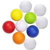 YARNOW 10 Pezzi Palline Golf Allenamento Riutilizzabili Colorate in Gomma | Uso in Casa o Stadio, Elastiche e Resistenti, per Memoria Muscolare e Forza del Braccio Colore Casuale