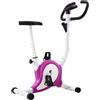 LKJVFCPW Cyclette con trasmissione a cinghia e display LCD per un allenamento efficace a casa, viola