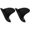 LIFKOME 2 Set Pinna da SUP a Inserimento Rapido in Plastica Nera per Tavole