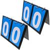 Artibetter 2 Pezzi Tabellone Segnapunti Basket Portatile, Doppio Lato