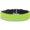 Baoblaze Sportivo Cintura Running Borsa Fitness Portacellulare Porta Accessori Tessuto Morbido Struttura Aderente Antiribbalzo Scomparti Separati Capacità, Giallo Fluorescente